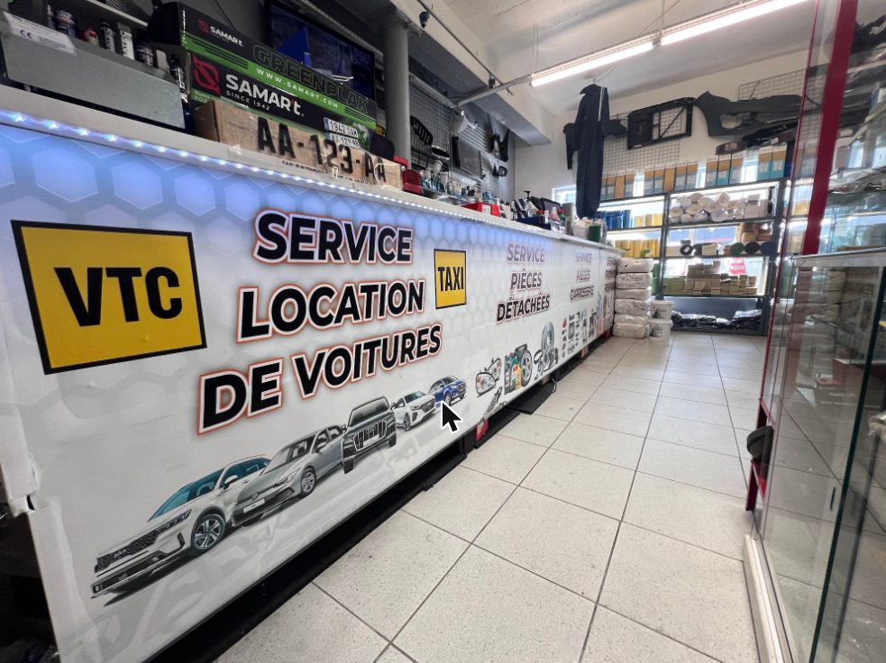 Comptoir F.A91 : service pièces détachées et location de voitures VTC et taxi